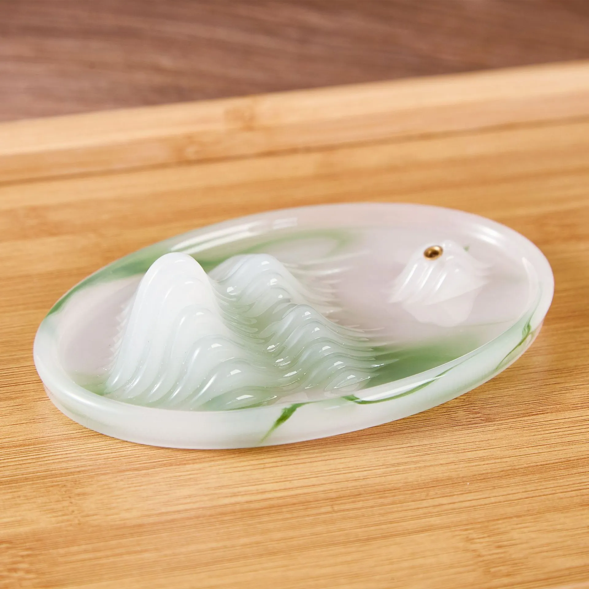 Creative Qianli Jiangshan Fragrance Insertion Fragrance Pet Tea Table Ornaments Household Line Incense Incense Incense Furnace Cultural and Creative Gift 18