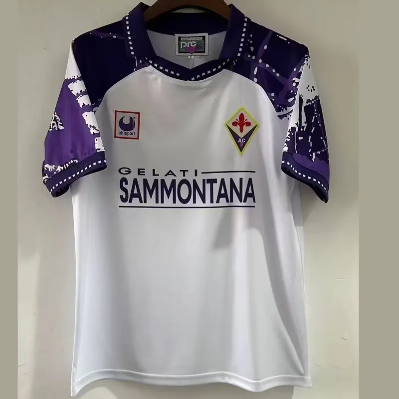 1994/1995 Retro Fiorentina Away Soccer Jersey 1:1 Thai Quality