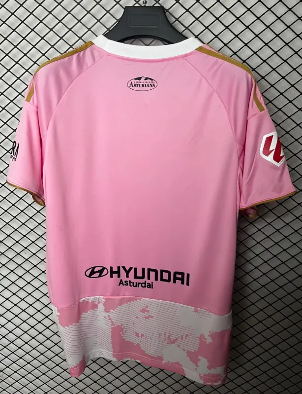 2025/2026 Real Oviedo pink Football Shirt 1:1 Thai Quality