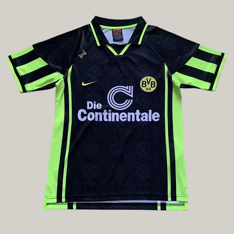1996-1997 Retro Dortmund Away Football Shirt 1:1 Thai Quality