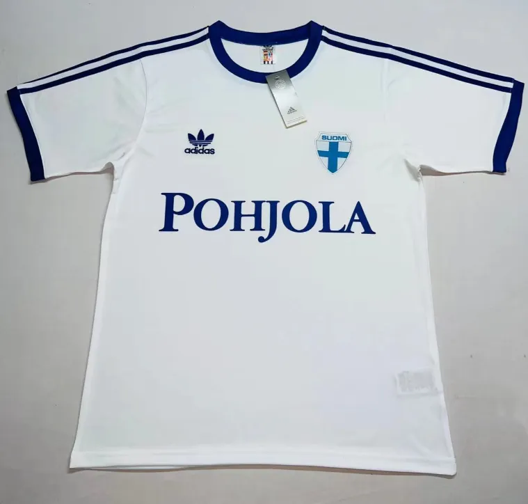 1982 Retro Finland Home Football Shirt 1:1 Thai Quality