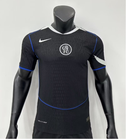 2025/2026 Chelsea Игровая версия Третья Гостевая Футбольная футболка1:1 Тайское качество