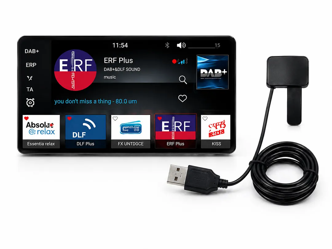 DAB plus receiver accessory