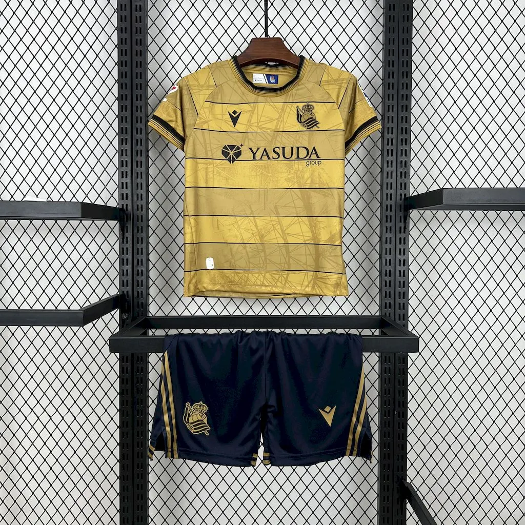 2024/2025 Real Sociedad Away Football Jersey 1:1 Quality Thai Kids Size