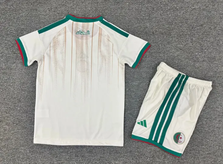 2026 Algeria National Team Home Football Jersey 1:1 Thai Quality Kids Size