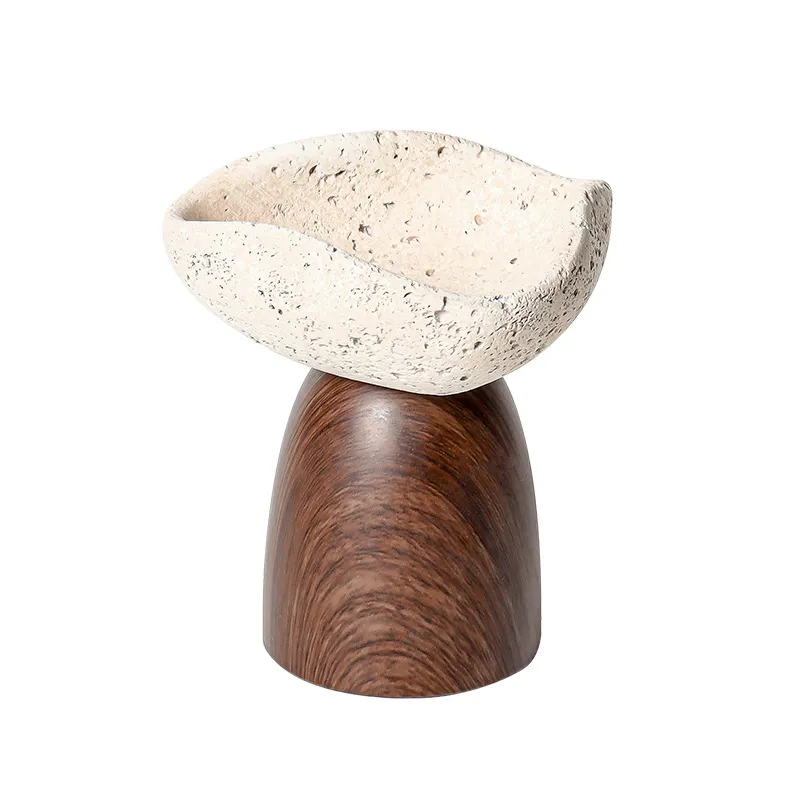 Cross-Border Light Luxury Cement Home Wabi-Sabi Style Incense Holder Indoor Desktop Aromatherapy Incense Burner Incense Base Small Ornaments 9