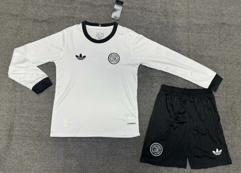 2025/2026 Long Sleeve Germany 125th Anniversary Edition White Football Jersey 1:1 Thai Quality Kids Size