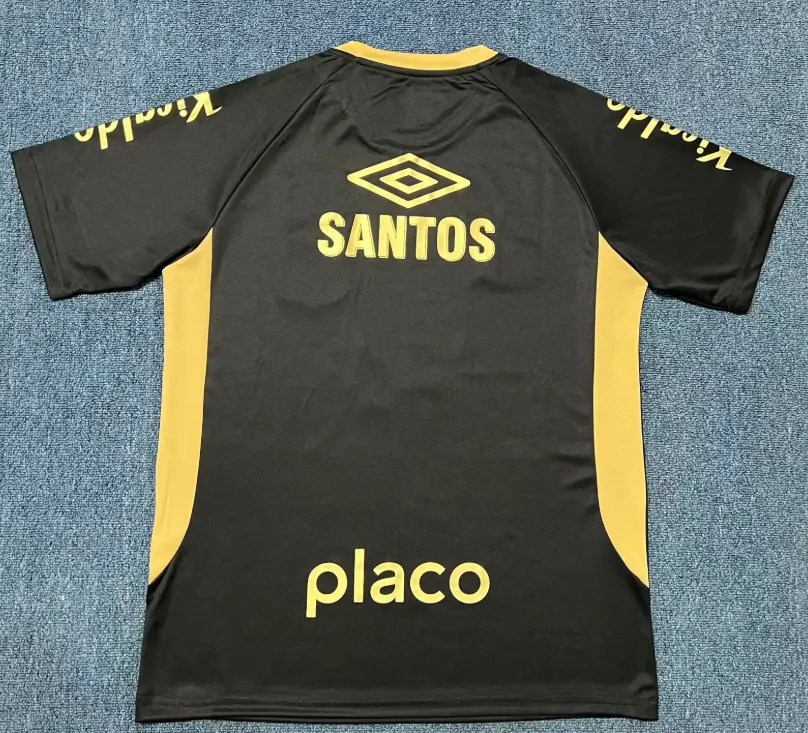 2025/2026 Santos Special Edition Black Football Jersey 1:1 Thai Quality