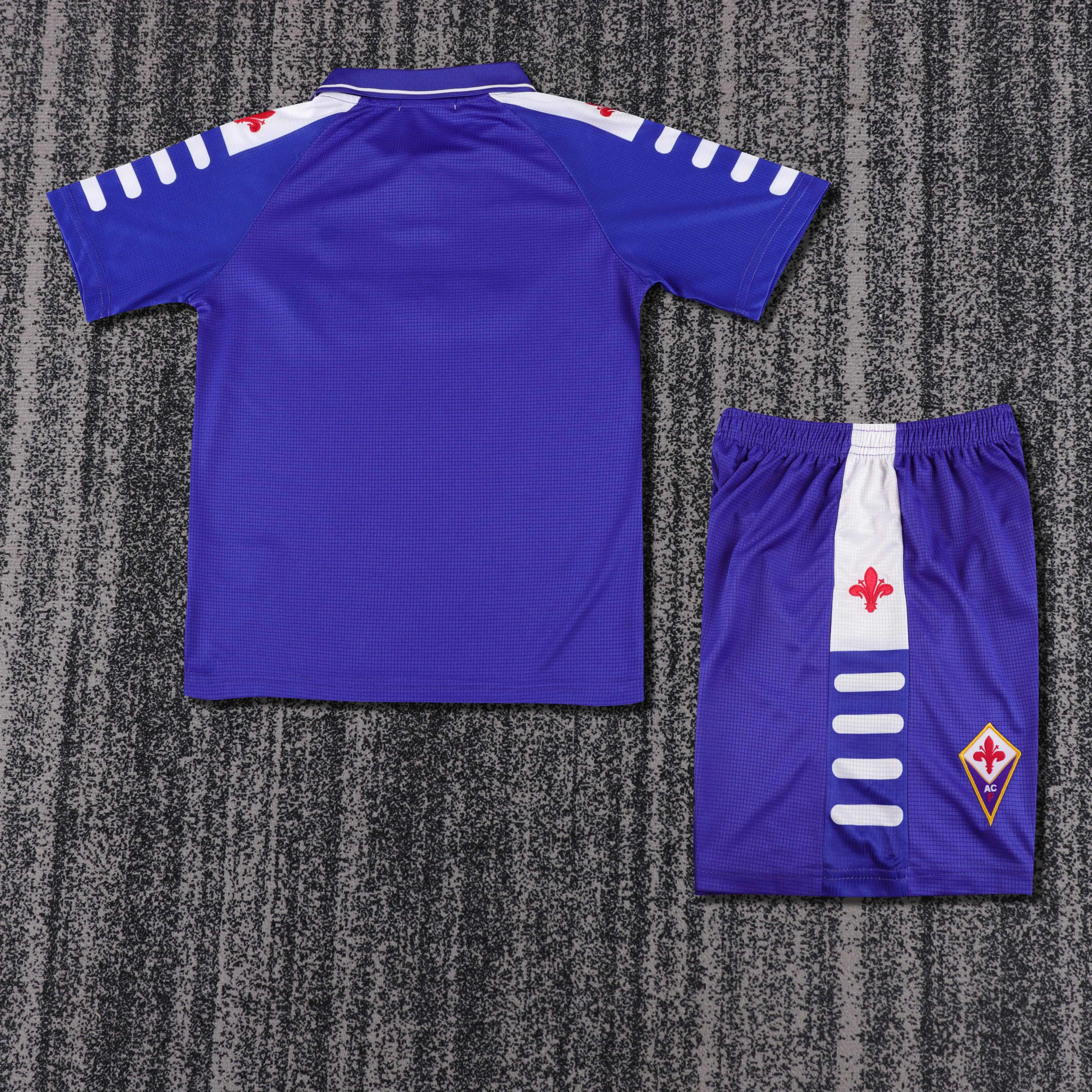1998-1999 Retro Fiorentina Home Football Shirt 1:1 Thai Quality Kids Size